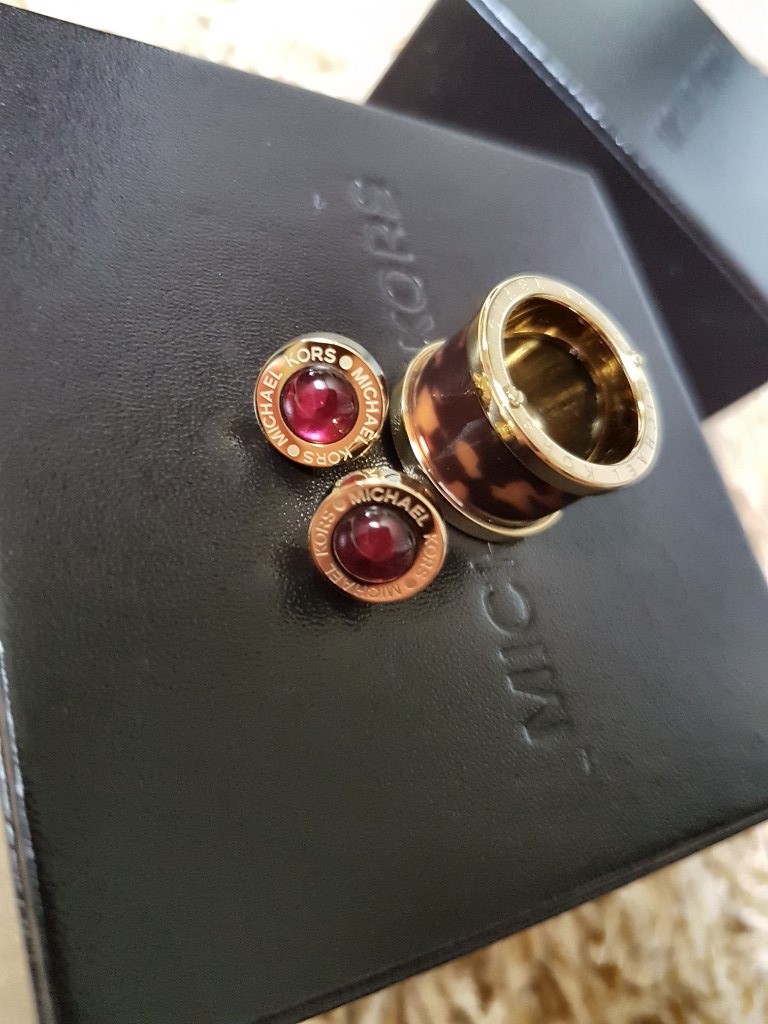 michael kors tortoise shell earrings